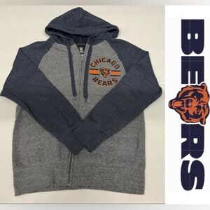 NFL - Chicago Bear - Full Zip Hooded Jacket - Cotton Blend